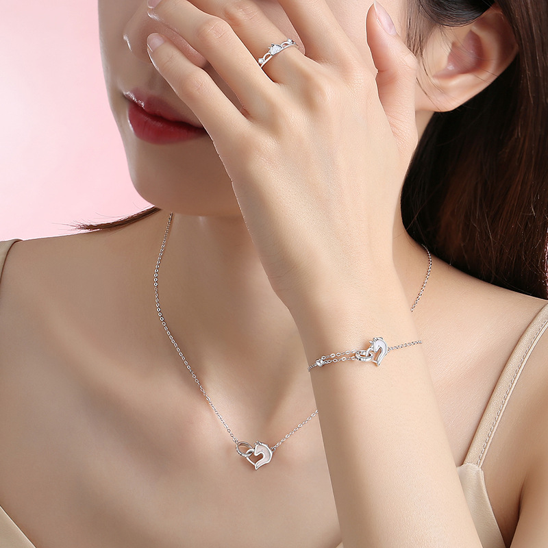 愛心獨角獸 · 貝母s925銀項鍊 | 紀念日禮物