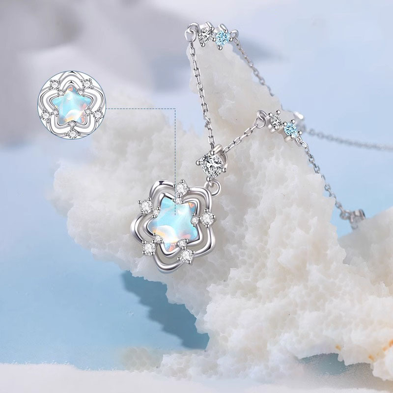 海洋之心 · 925純銀項鍊| 送女友生日禮物