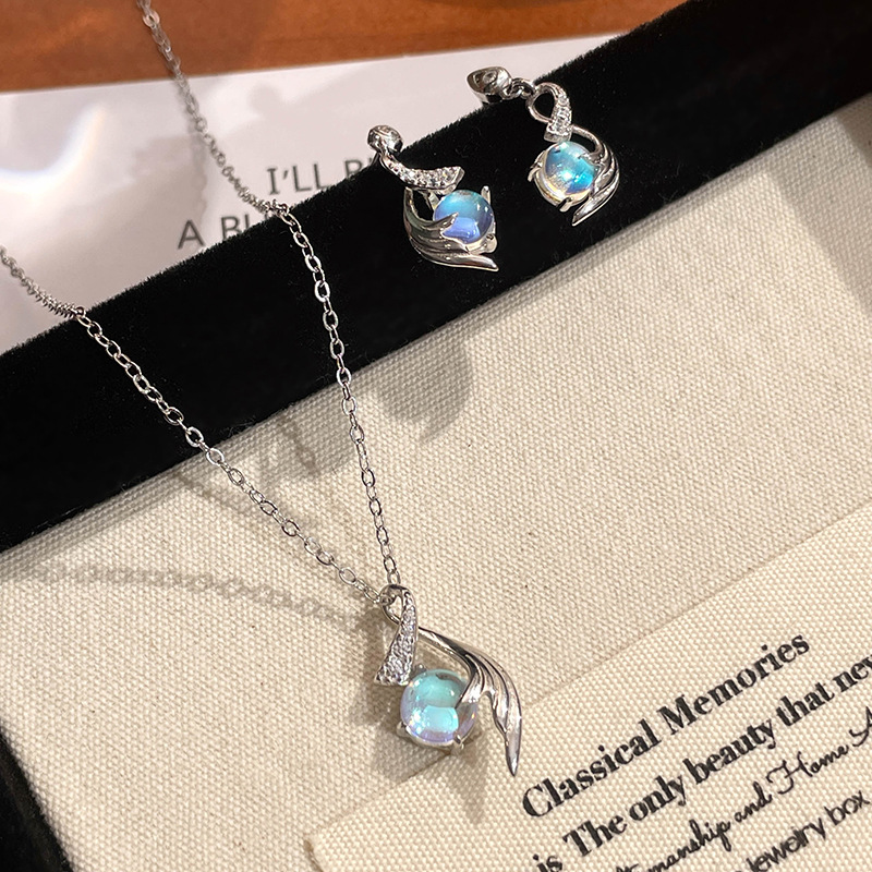 月光魚尾 · S925純銀設計感項鍊 | 生日禮物推薦