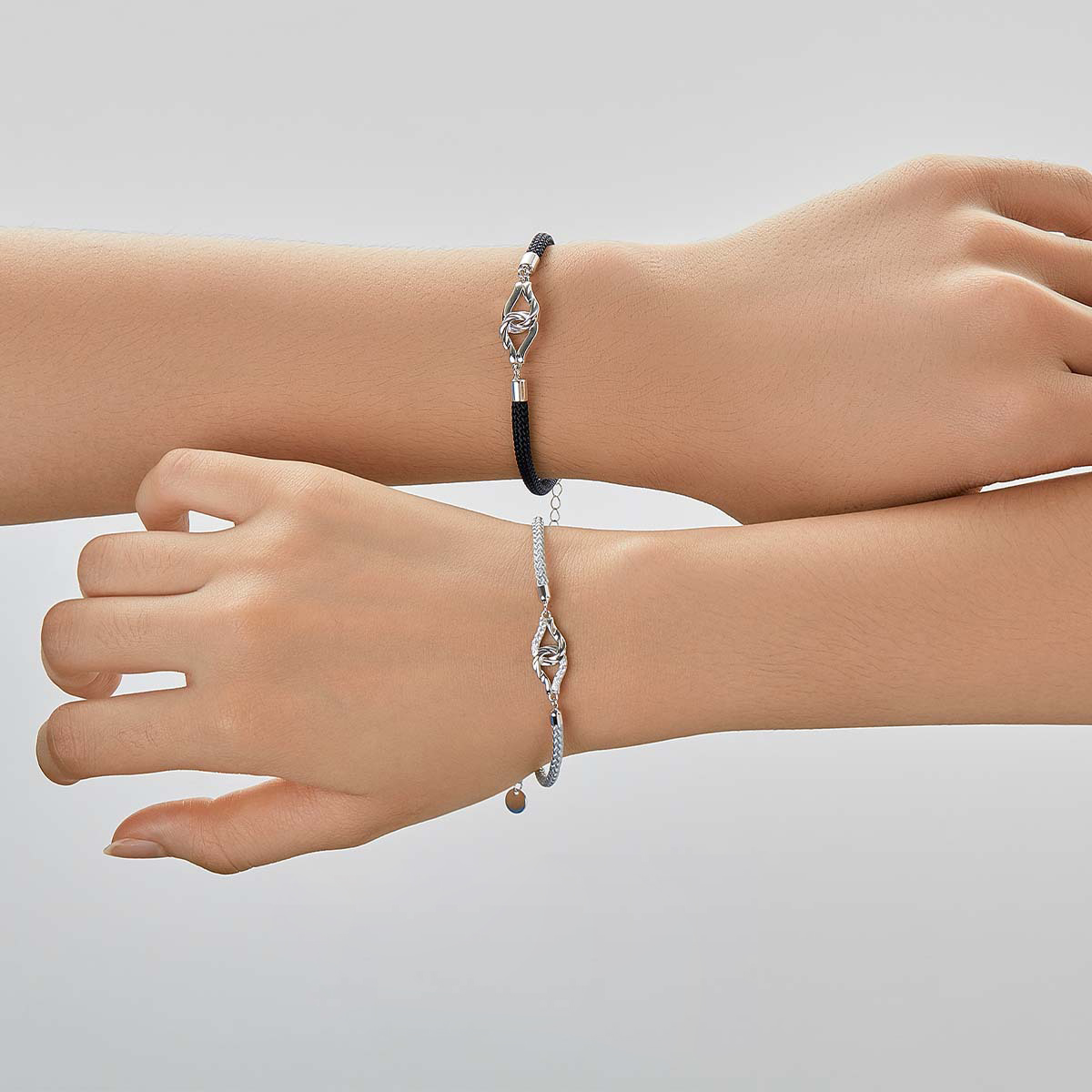 環環相扣 · S925銀編織愛意情侶手繩 | 手鍊推薦