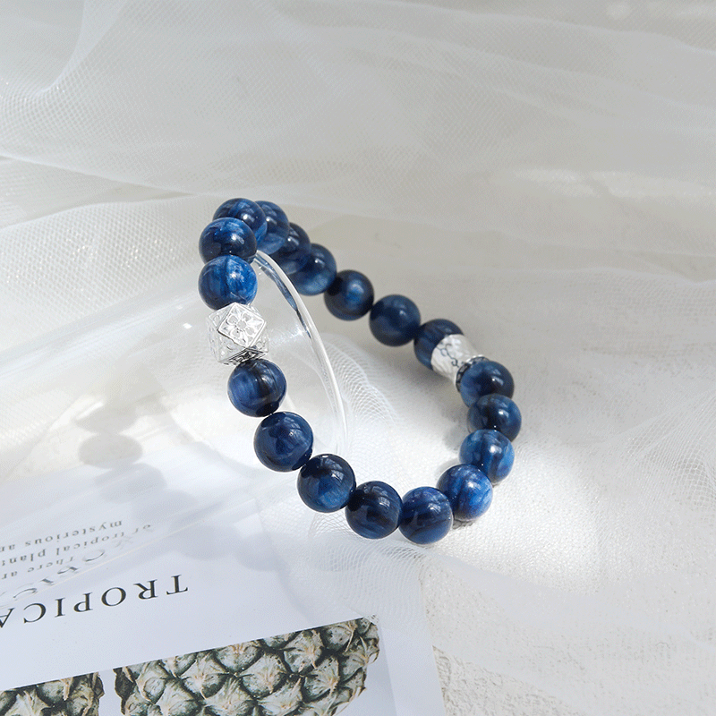 情竇初開 · 天然藍水晶情侶手串 | 週年紀念禮物