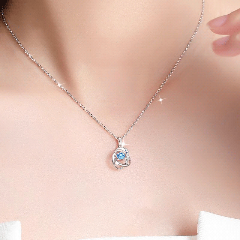 海洋之心 · 跳動純銀項鍊推薦 | 女友週年禮物 聖誕禮物推薦