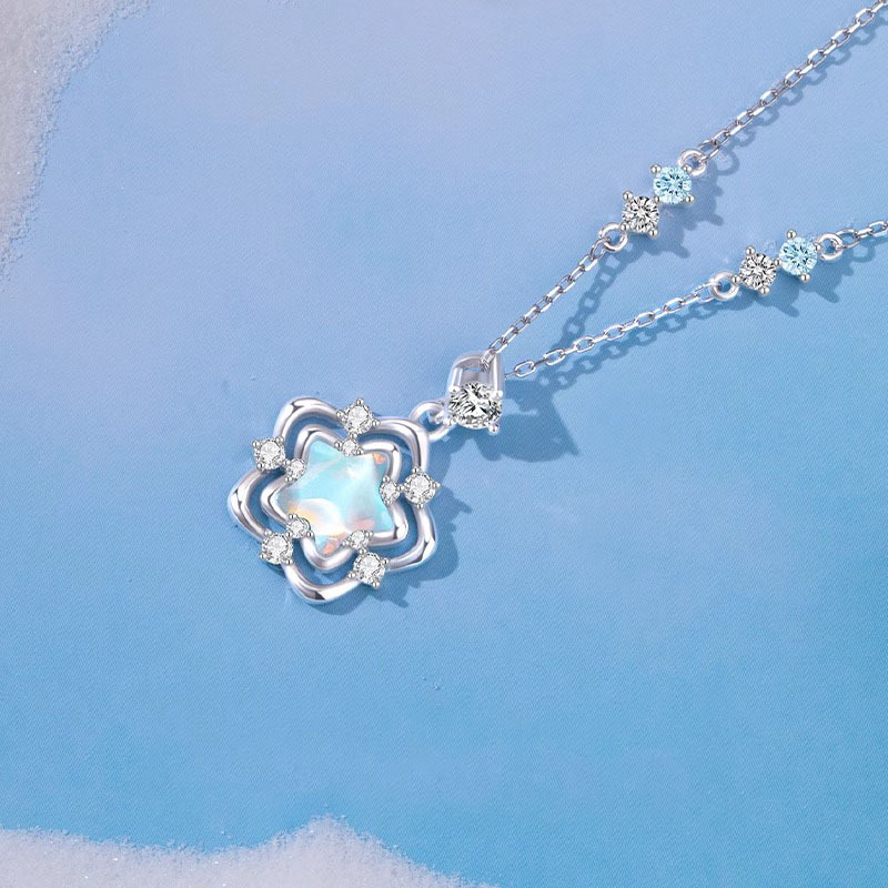 海洋之心 · 925純銀項鍊| 送女友生日禮物