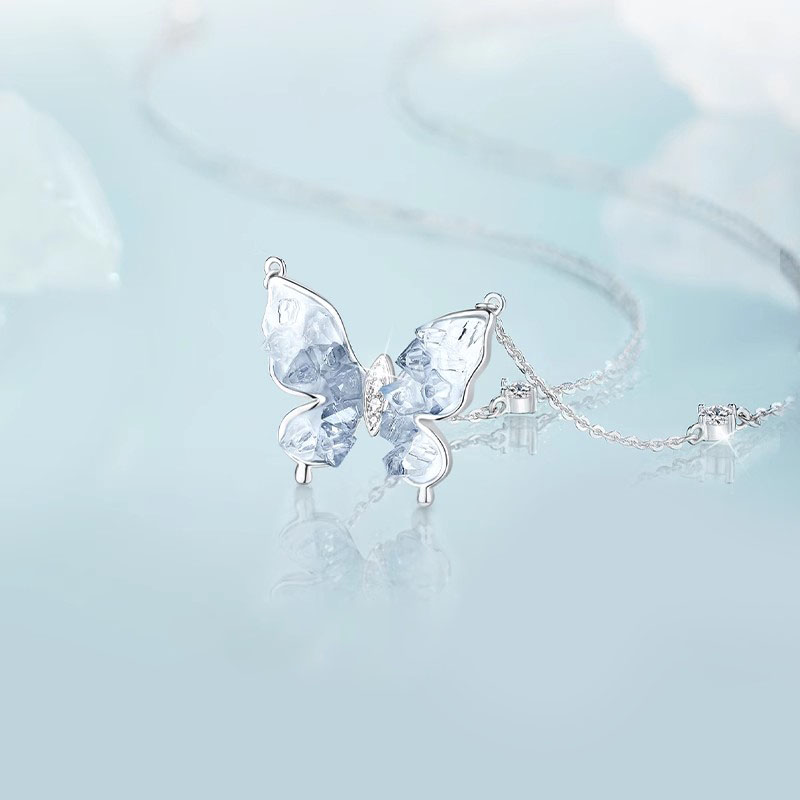 冰嶼蝴蝶 · S925純銀項鍊| 週年紀念禮物