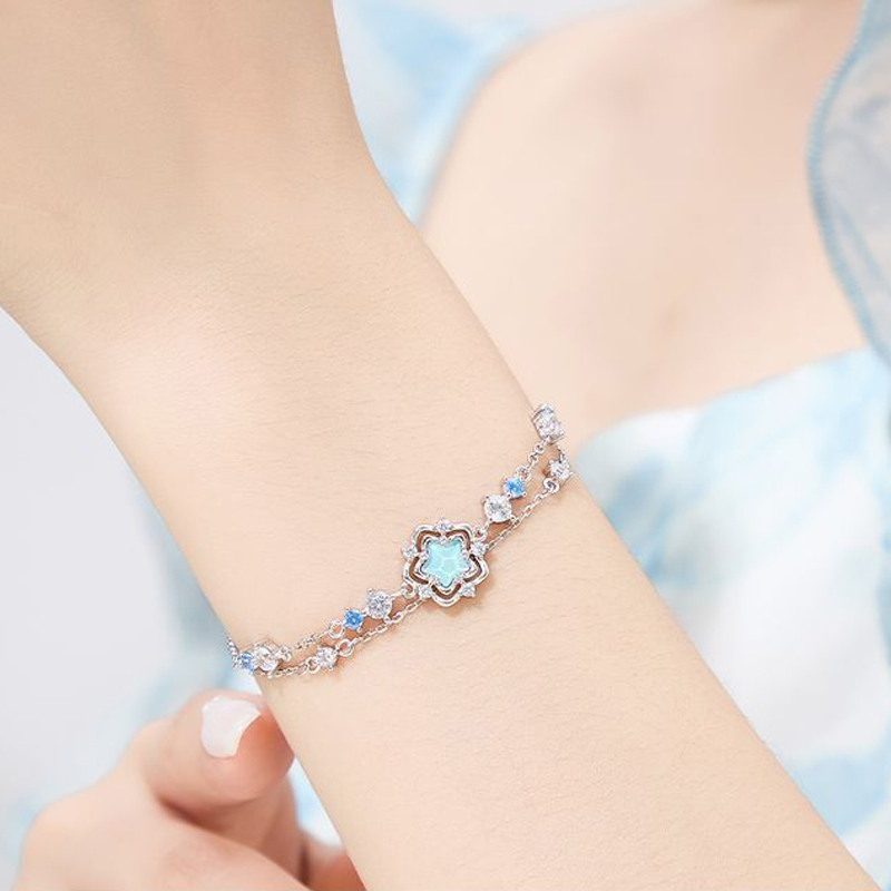 海洋之星 · 純銀月光石項鍊 | 送女友生日禮物