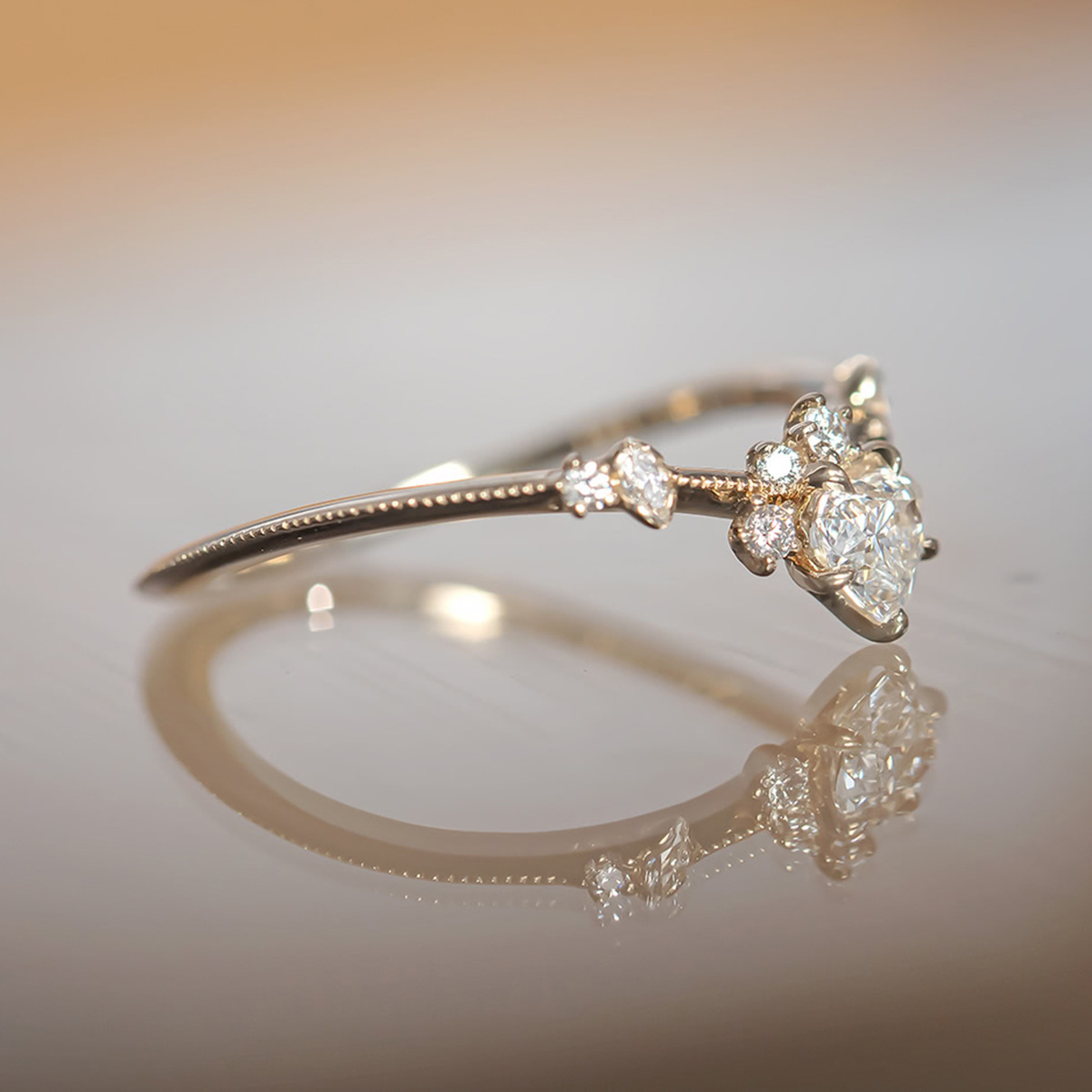 閃耀心形 · S925銀戒指推薦 | 女友生日禮物