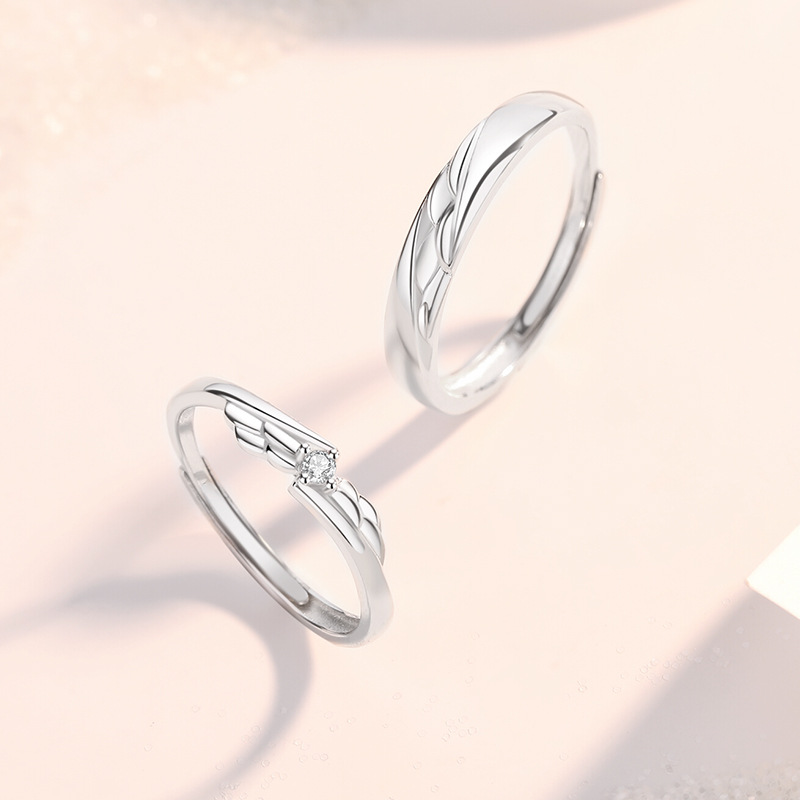 比翼鳥 · S925銀情侶對戒 | 週年禮物推薦 