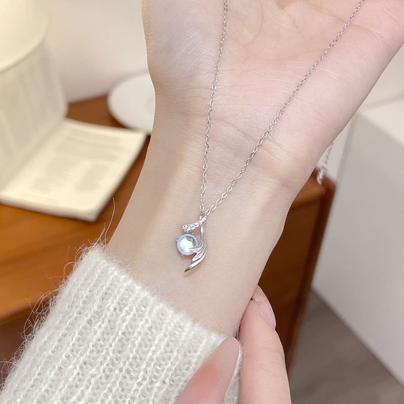 月光魚尾 · S925純銀設計感項鍊 | 生日禮物推薦