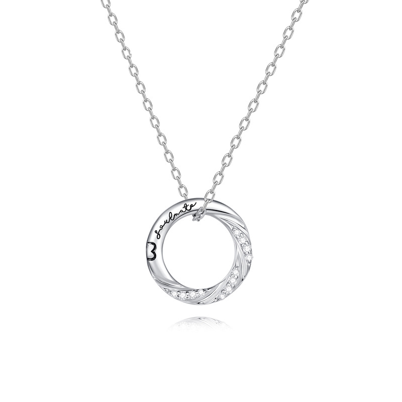 情系双生 · 磁吸純銀情侶項鍊 | 情侶紀念禮物