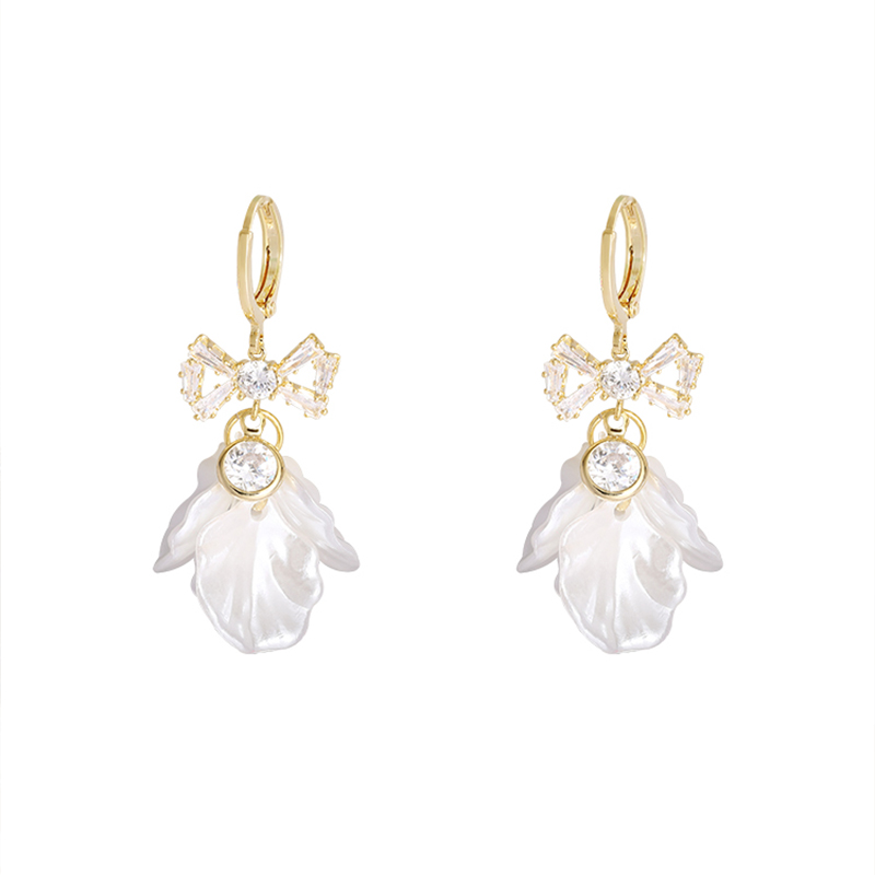 贝语花瓣 ·  貝殼花瓣流蘇耳飾 | 週年禮物女友