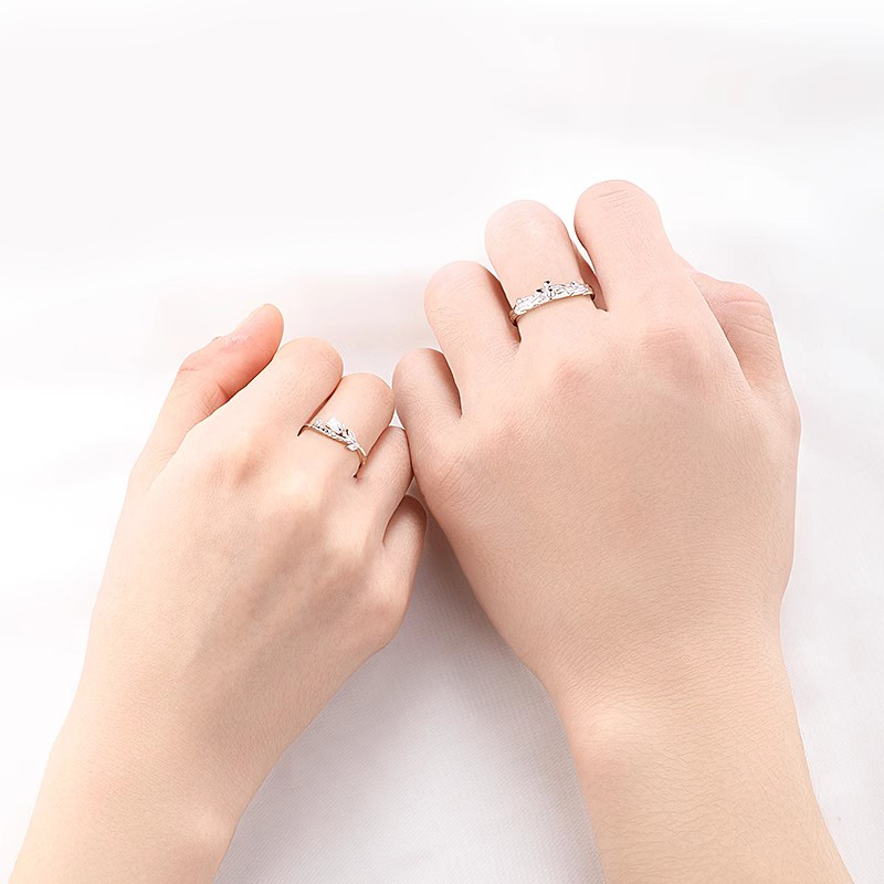 玫瑰與小王子 · S925純銀情侶對戒 | 週年紀念禮物