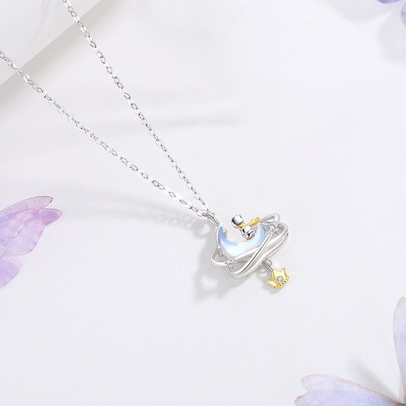 小王子與狐狸：S925純銀項鍊一對 丨週年紀念禮物 