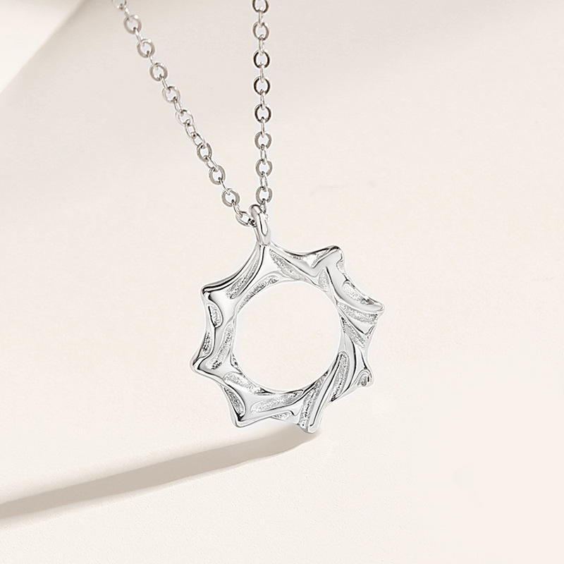 岩溶日月 · S925純銀情侶項鍊  | 紀念日禮物推薦