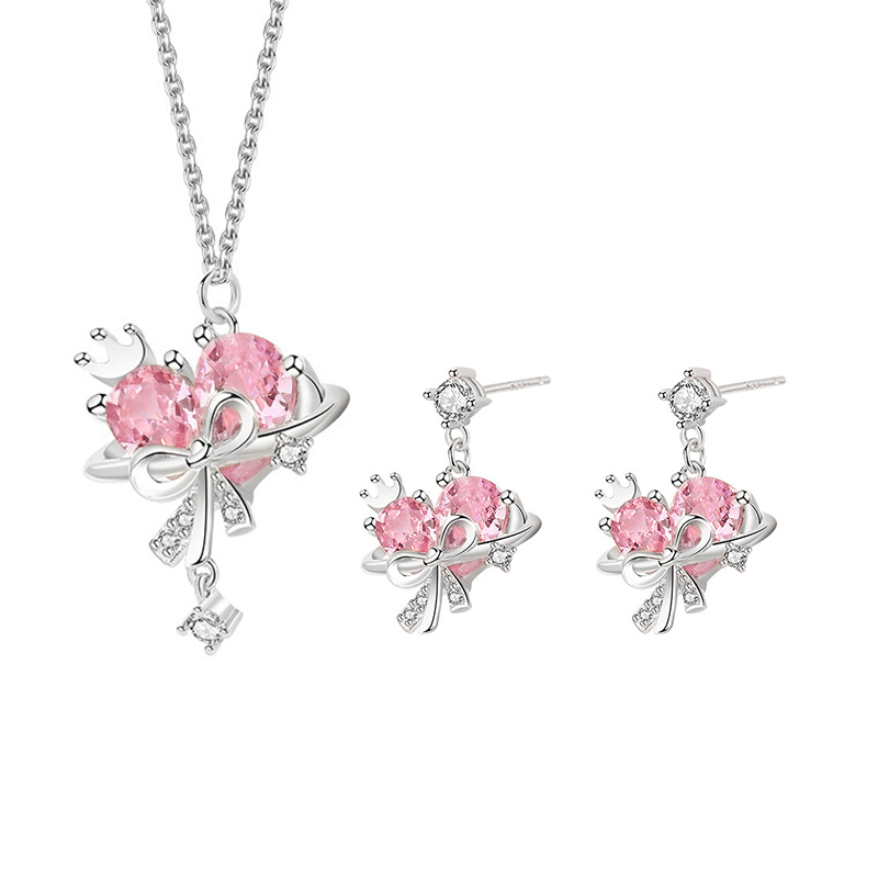 星球甜心 · 蝴蝶結造型精品項鍊 | 飾品推薦