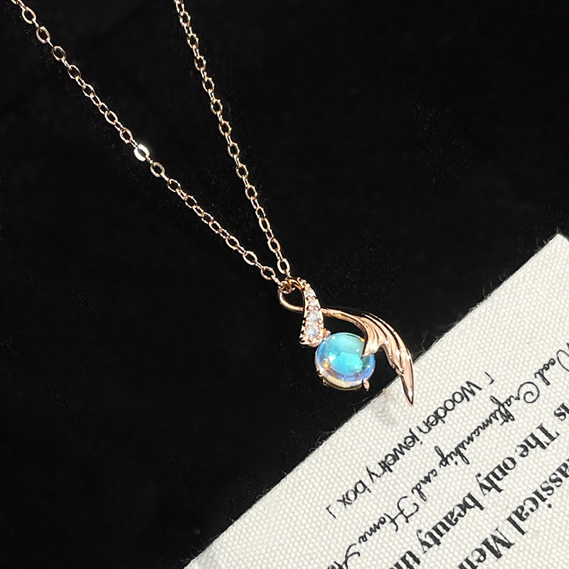 月光魚尾 · S925純銀設計感項鍊 | 生日禮物推薦