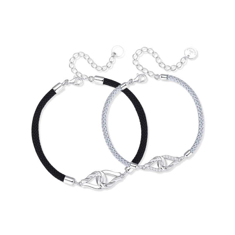 環環相扣 · S925銀編織愛意情侶手繩 | 手鍊推薦