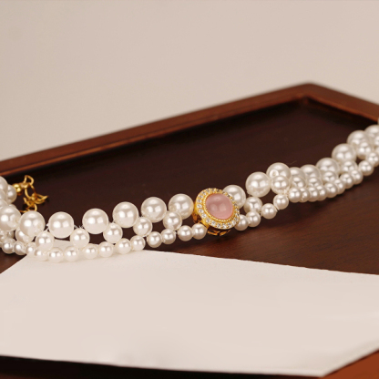 白色夢境· S925白色珍珠手鍊| 生日禮物推薦 
