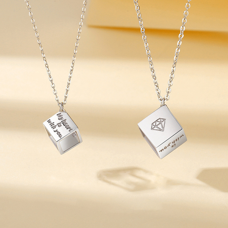 愛的魔方 · S925純銀情侶項鍊  | 情侶紀念禮物  