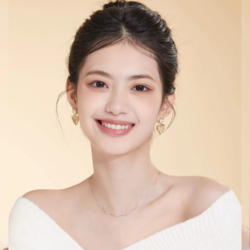 心戀水晶語 · 水晶愛心耳飾 | 生日禮物