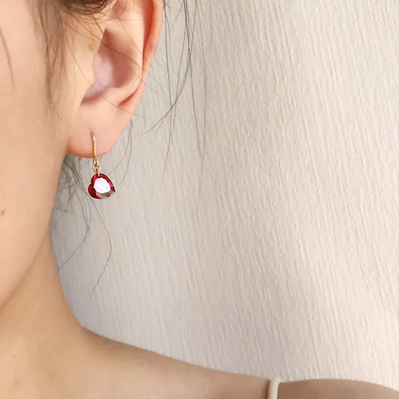 心語心願 · 愛心鋯石耳釘 | 新品新年禮物 