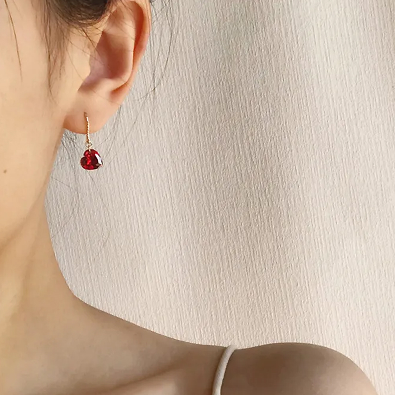 心語心願 · 愛心鋯石耳釘 | 新品新年禮物 