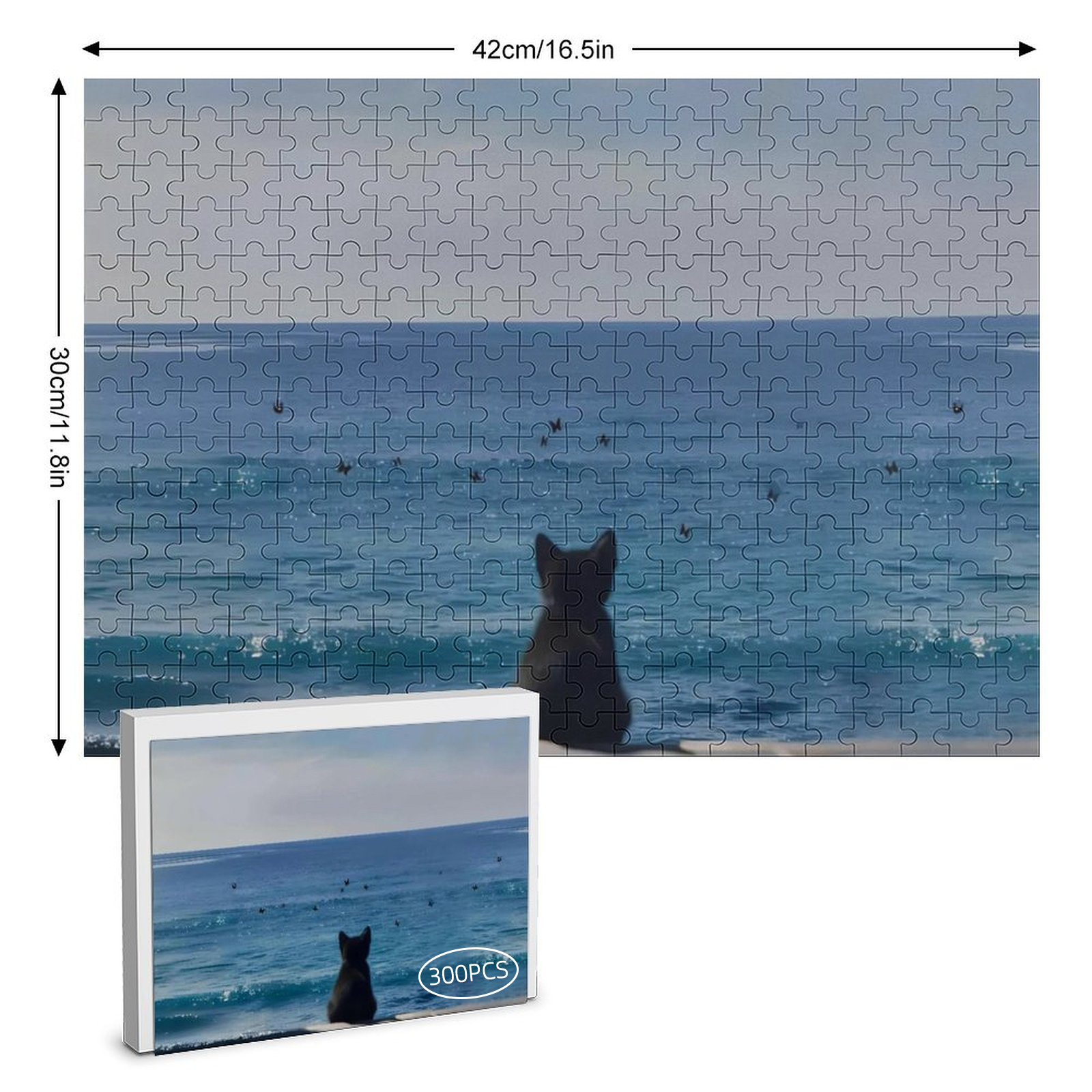 DIY拼圖 · 橫版照片定製 | 手工相片禮物