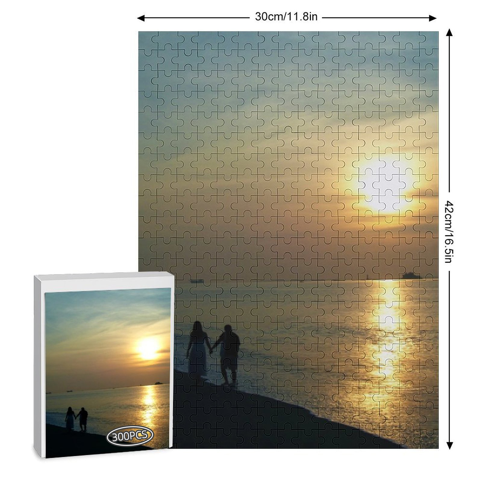 DIY拼圖 · 竖版照片定製 | 手工相片禮物