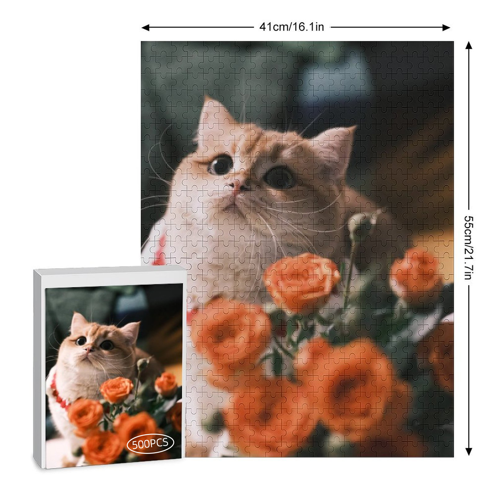 DIY拼圖 · 竖版照片定製 | 手工相片禮物