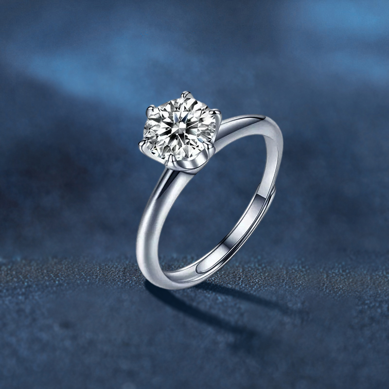 大氣簡約 · 1克拉莫桑鑽戒 | 求婚準備 