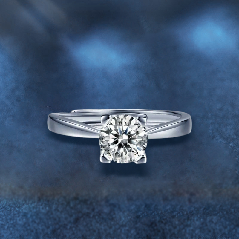 時尚牛頭 · 莫桑石鑽石訂婚戒指 | 求婚驚喜 