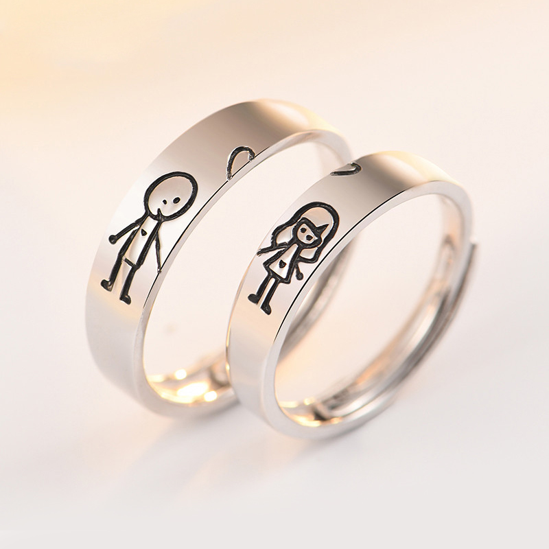 手牽手戀人 · S925銀情侶精品對戒 | 情侶對戒推薦