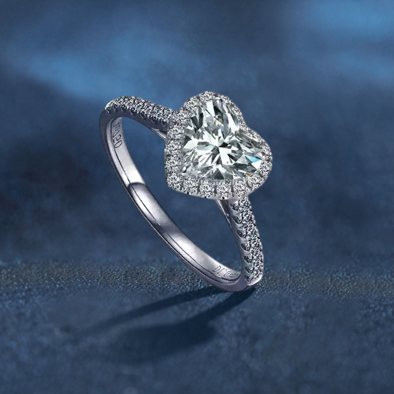 一生相伴 · 可客製化純銀莫桑鑽戒 | 生日禮物女朋友 