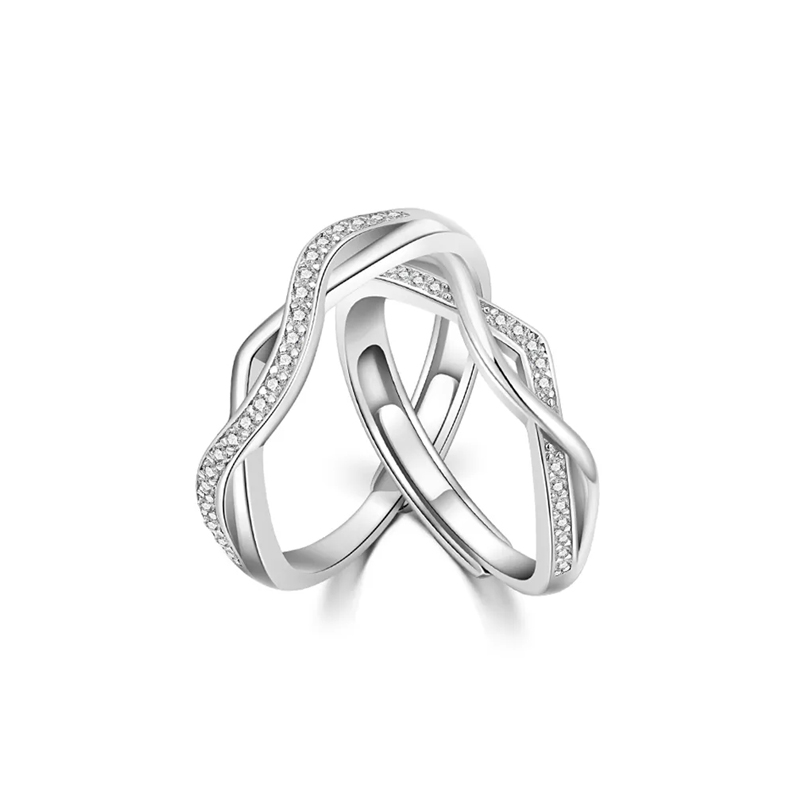 愛你如初 ·「青絲繞愛意」（情侶開口對戒2組入）【開口】  禮物推薦