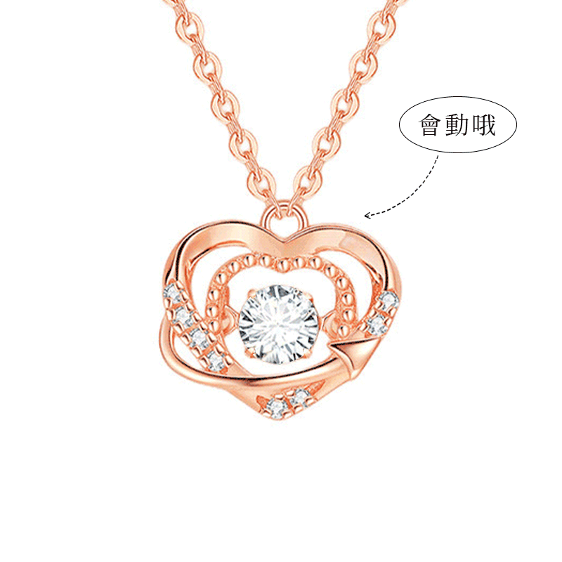 跳動の心 · 小惡魔鋯石項鍊 | 紀念日禮物 