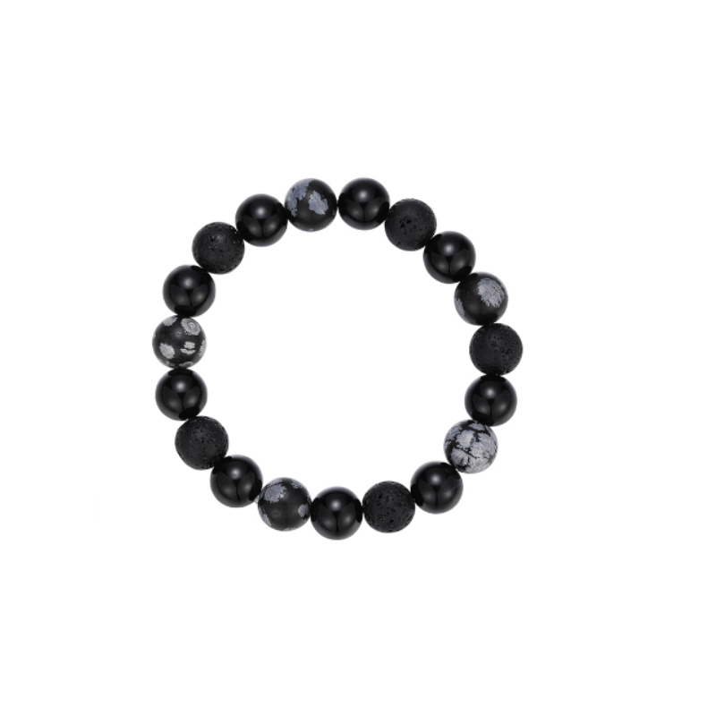 漫步星球 · 男生黑曜石手串 | 男朋友禮物實用 過年送禮推薦