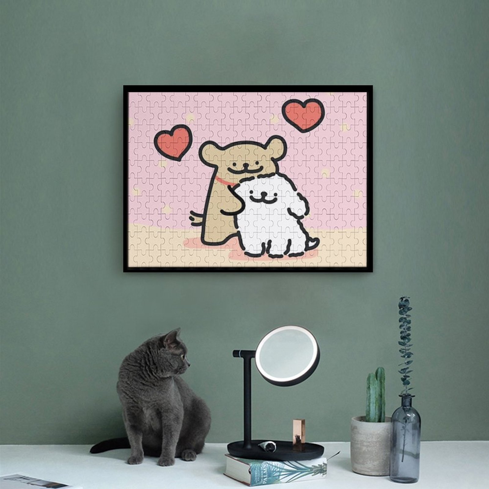 DIY拼圖 · 橫版照片來圖定製 | 手工相片禮物