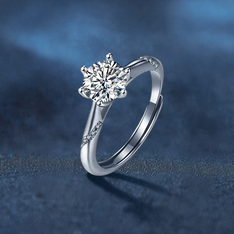 唯愛印記 · S925純銀莫桑鑽戒 | 求婚儀式 