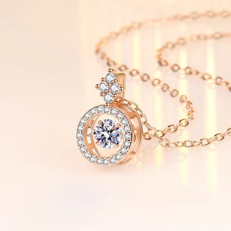 跳動追光 · 莫桑鑽純銀項鍊 | 週年紀念禮物 