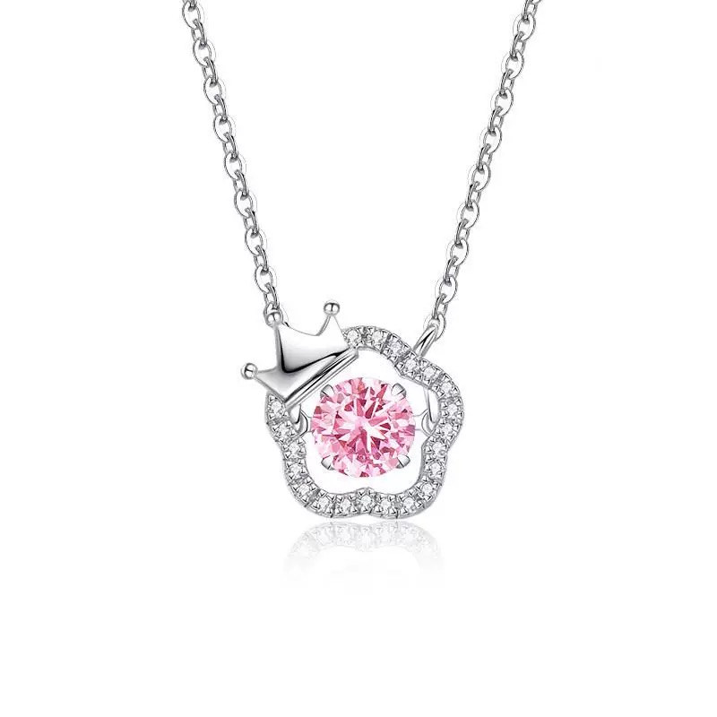 跳動皇冠 · 蝴蝶結少女鋯石項鍊 | 畢業禮物推薦 