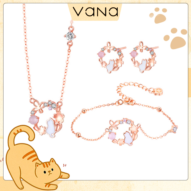 桃氣喵喵 · 琺琅彩精品項鍊手鍊 | 女友生日禮物 