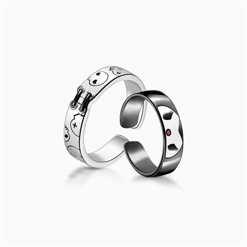 酷洛米巴庫 · 卡通情侶戒指推薦 | 紀念禮物
