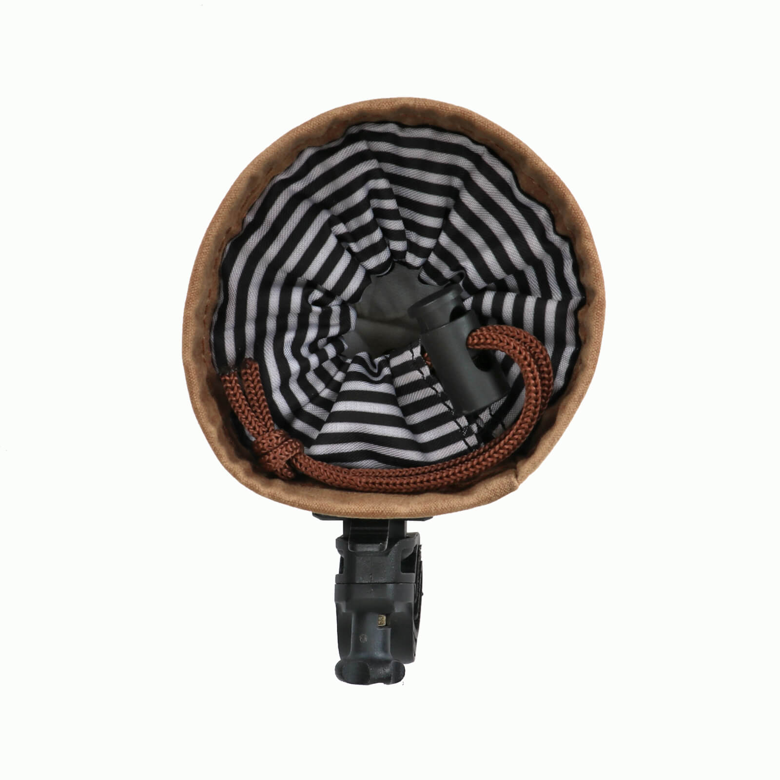 TOURBON Vintage Canvas Bike Cup Holder Handlebar