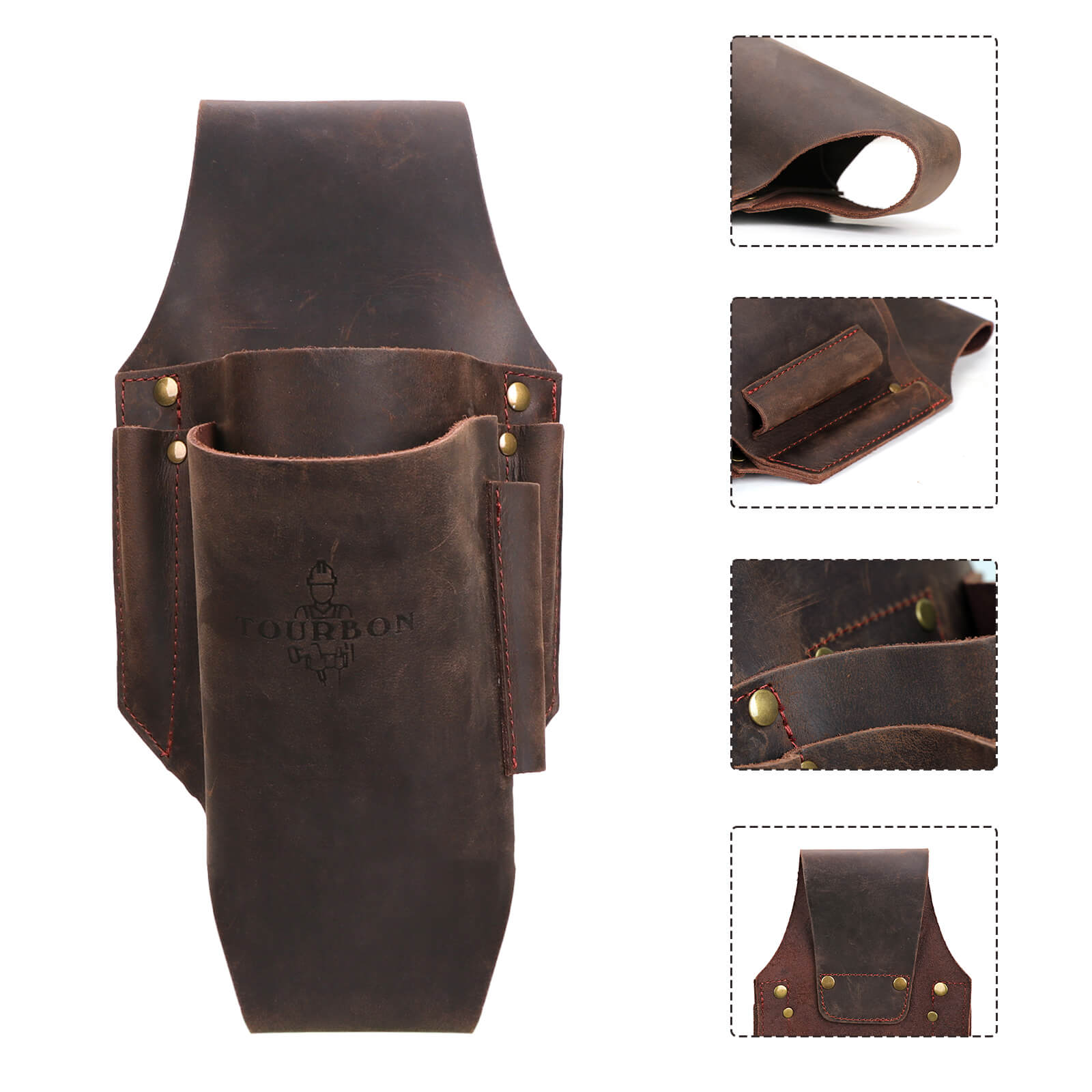 Leather Felling Wedge Pouch