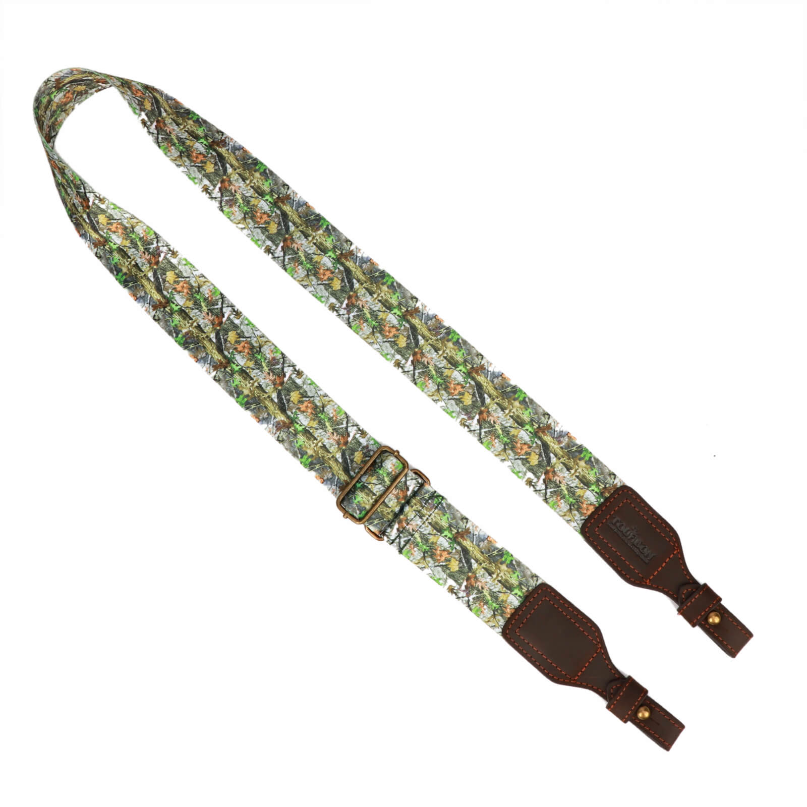 TOURBON Hunting Sling 2" Cotton Webbing and Genuine Leather