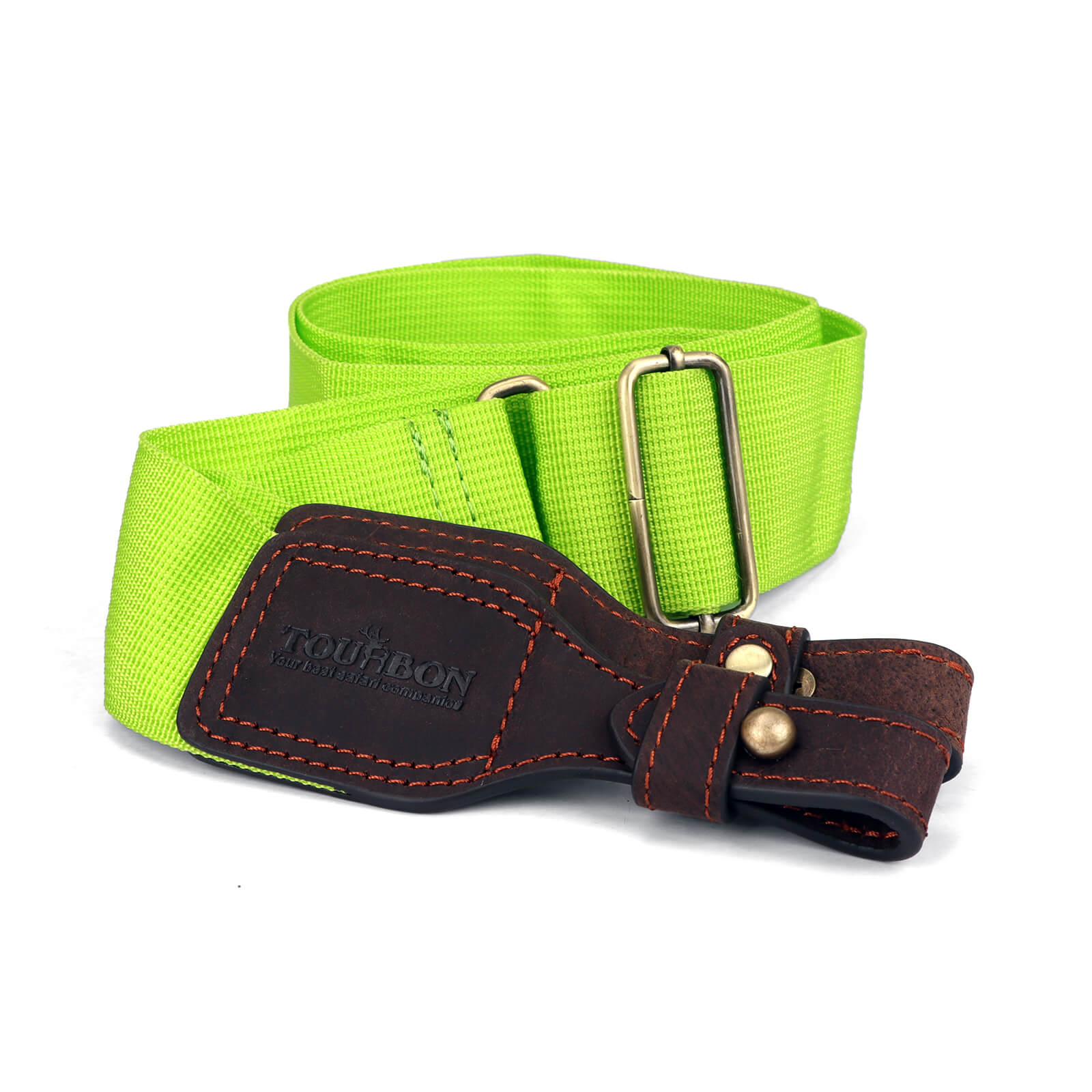TOURBON Hunting Sling 2" Cotton Webbing and Genuine Leather