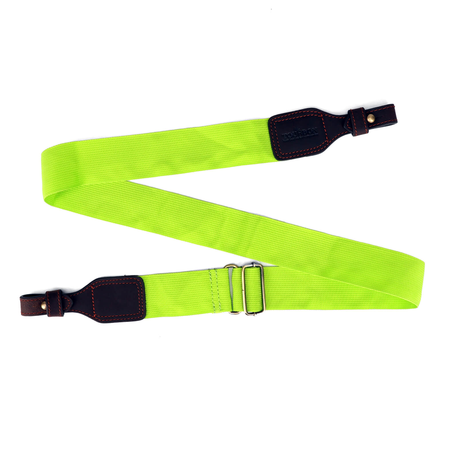 TOURBON Hunting Sling 2" Cotton Webbing and Genuine Leather