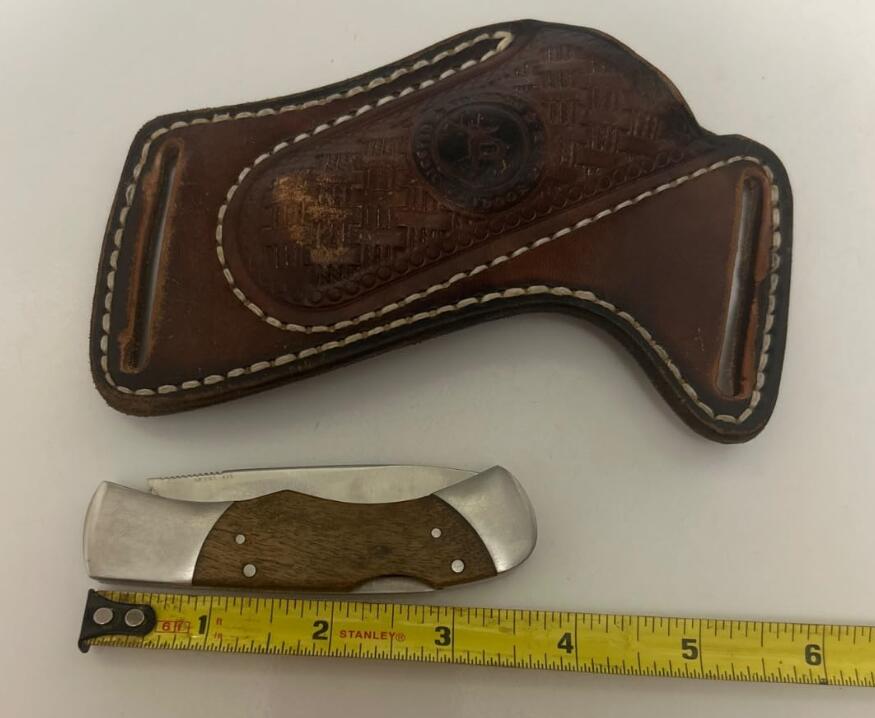 leather knife holder