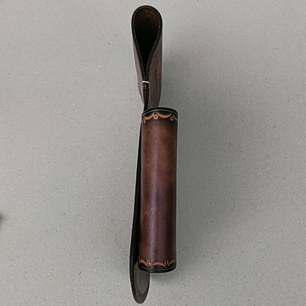 TOURBON Vintage Brown Leather Hip Scabbard Waist Belt Holster (Only one stock)