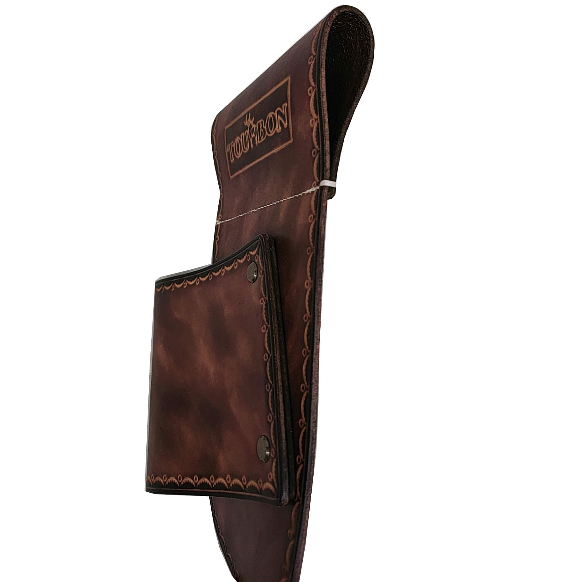 TOURBON Vintage Brown Leather Hip Scabbard Waist Belt Holster (Only one stock)