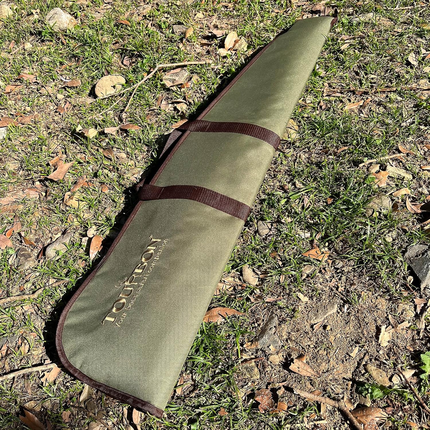 TOURBON Hunting Slip Bag Protection Cover 124cm Green